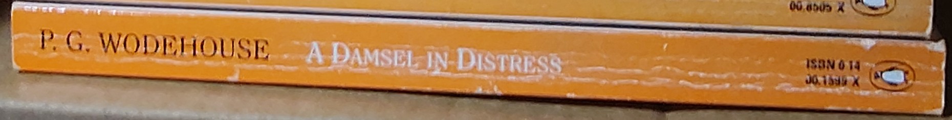 P.G. Wodehouse  A DAMSEL IN DISTRESS spine of book image