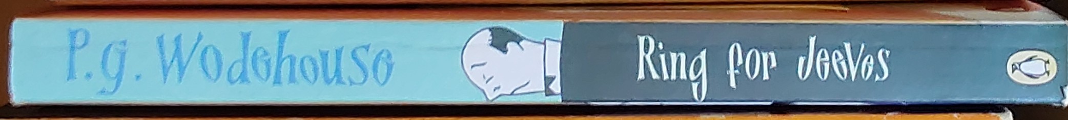 P.G. Wodehouse  RING FOR JEEVES spine of book image