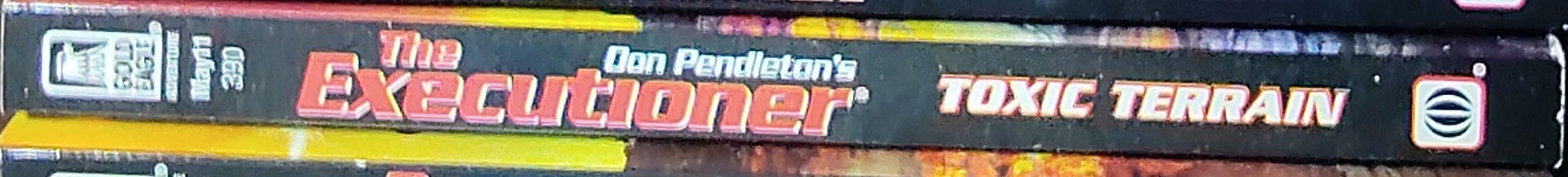 Don Pendleton  THE EXECUTIONER: TOXIC TERRAIN spine of book image