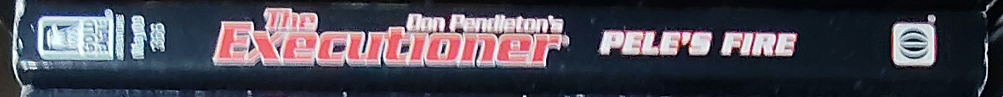 Don Pendleton  THE EXECUTIONER: PELE'S FIRE spine of book image