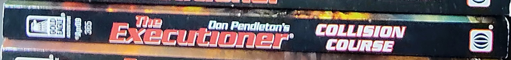 Don Pendleton  THE EXECUTIONER: COLLISION COURSE spine of book image