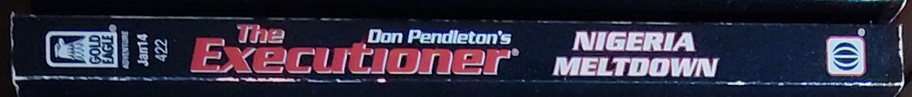 Don Pendleton  THE EXECUTIONER: NIGERIA MELTDOWN spine of book image