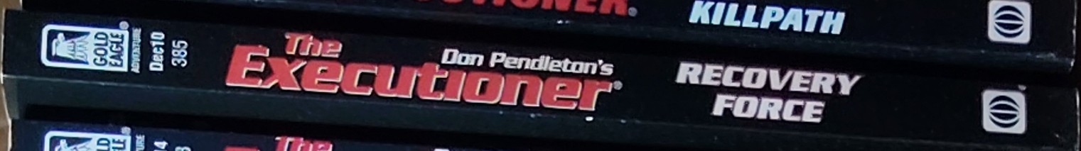 Don Pendleton  THE EXECUTIONER: RECOVERY FORCE spine of book image