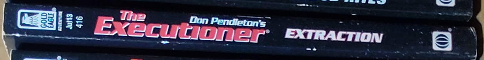 Don Pendleton  THE EXECUTIONER: EXTRACTION spine of book image