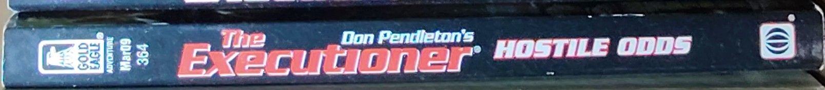 Don Pendleton  THE EXECUTIONER: HOSTILE ODDS spine of book image