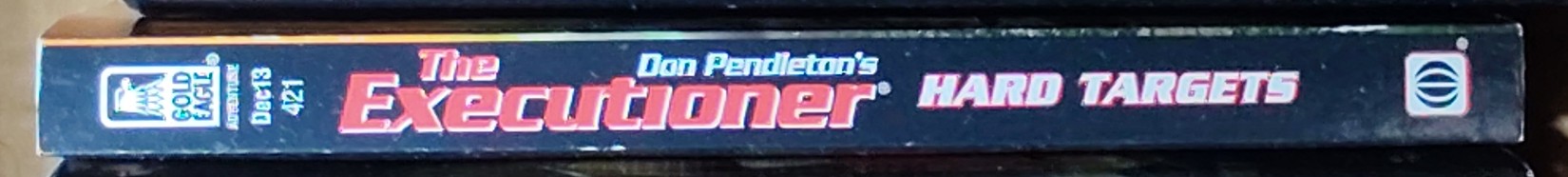 Don Pendleton  THE EXECUTIONER: HARD TARGETS spine of book image