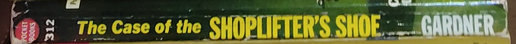 Erle Stanley Gardner  THE CASE OF THE SHOPLIFTER'S SHOE spine of book image