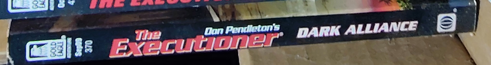 Don Pendleton  THE EXECUTIONER: DARK ALLIANCE spine of book image