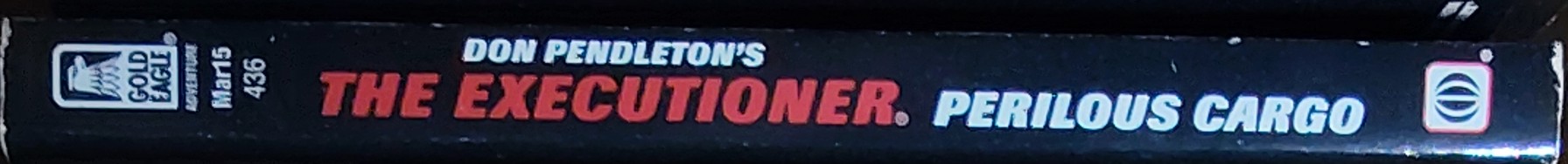 Don Pendleton  THE EXECUTIONER: PERILOUS CARGO spine of book image