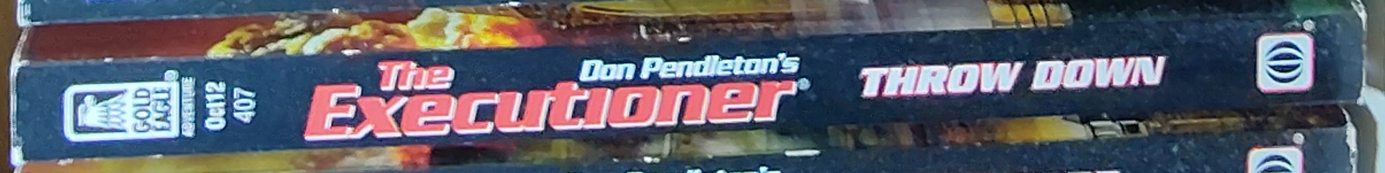 Don Pendleton  THE EXECUTIONER: THROW DOWN spine of book image