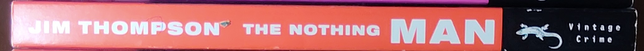 Jim Thompson  THE NOTHING MAN spine of book image