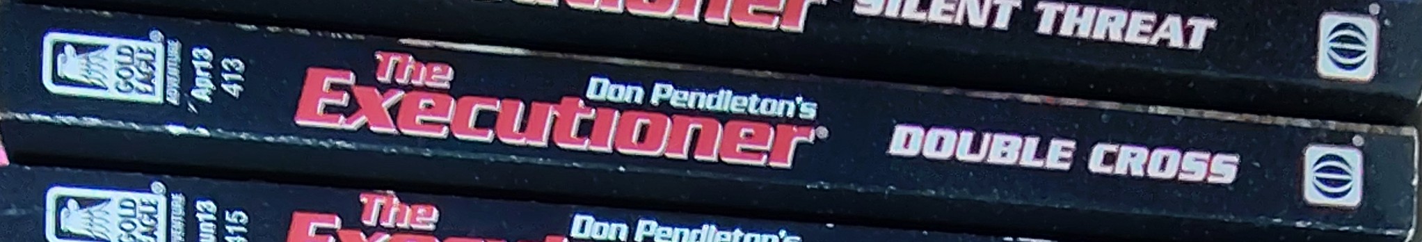 Don Pendleton  THE EXECUTIONER: DOUBLE CROSS spine of book image