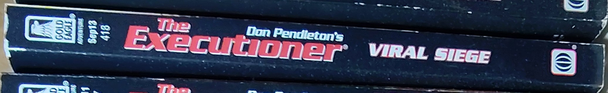 Don Pendleton  THE EXECUTIONER: VIRAL SIEGE spine of book image