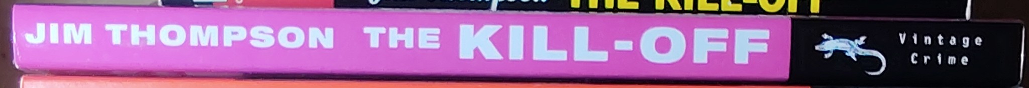 Jim Thompson  THE KILL-OFF spine of book image