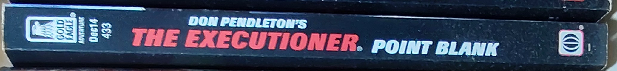 Don Pendleton  THE EXECUTIONER: POINT BLANK spine of book image