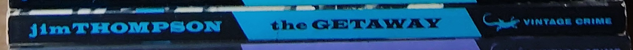 Jim Thompson  THE GETAWAY spine of book image