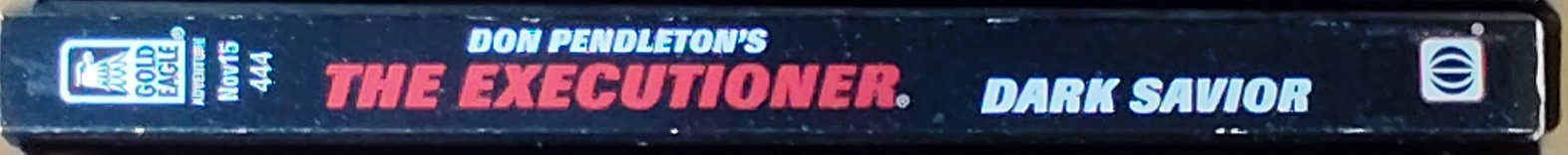 Don Pendleton  THE EXECUTIONER: DARK SAVIOR spine of book image