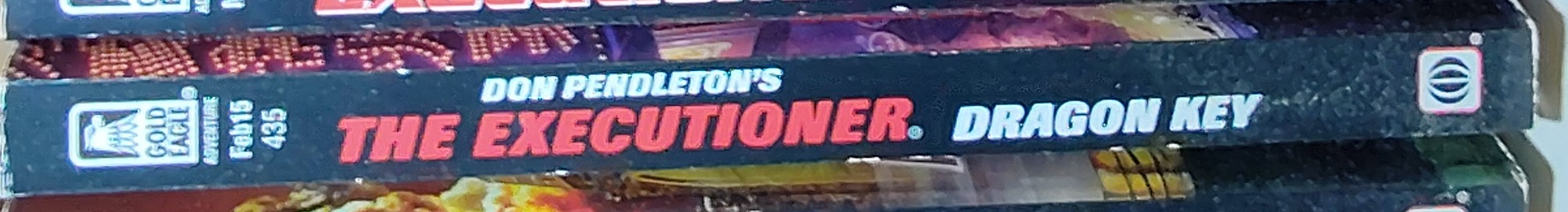 Don Pendleton  THE EXECUTIONER: DRAGON KEY spine of book image