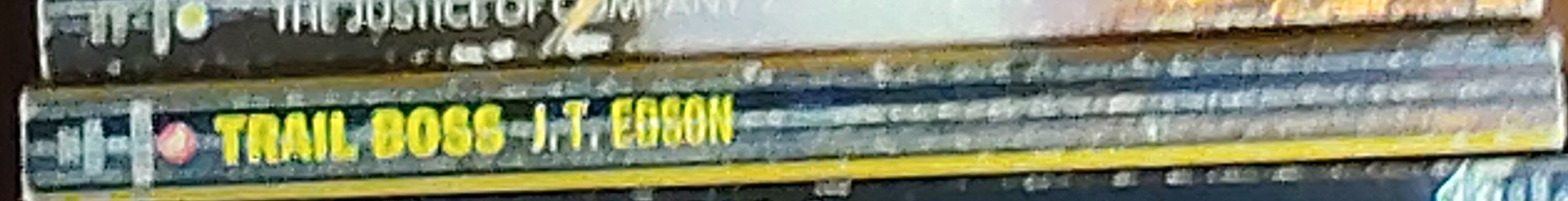 J.T. Edson  TRAIL BOSS spine of book image
