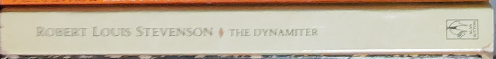 Robert Louis Stevenson  THE DYNAMITER spine of book image