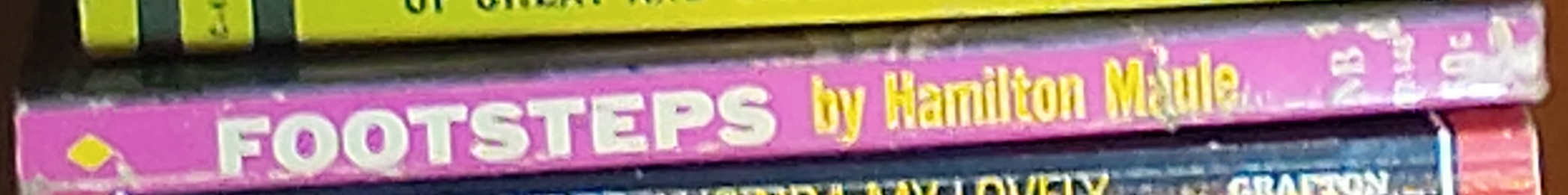 Hamilton Maule  FOOTSTEPS spine of book image