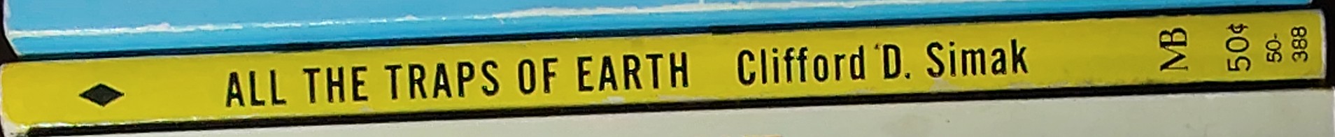 Clifford D. Simak  ALL THE TRAPS OF EARTH spine of book image
