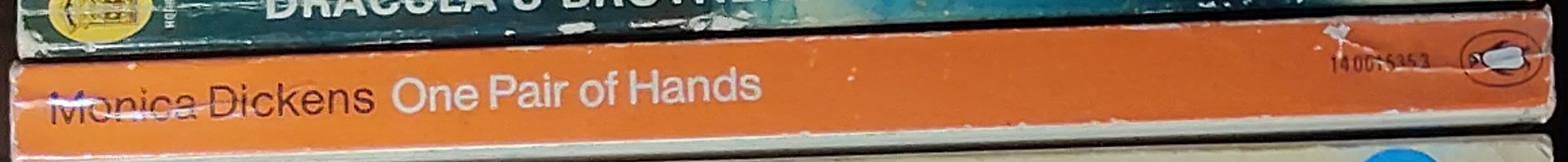 Monica Dickens  ONE PAIR OF HANDS spine of book image