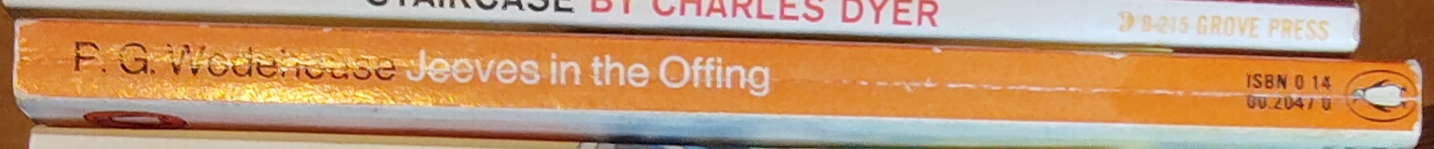 P.G. Wodehouse  JEEVES IN THE OFFING spine of book image