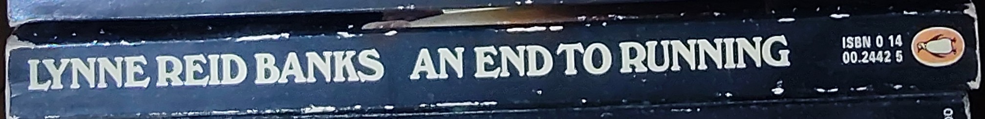 Lynne Reid Banks  AN END TO RUNNING spine of book image