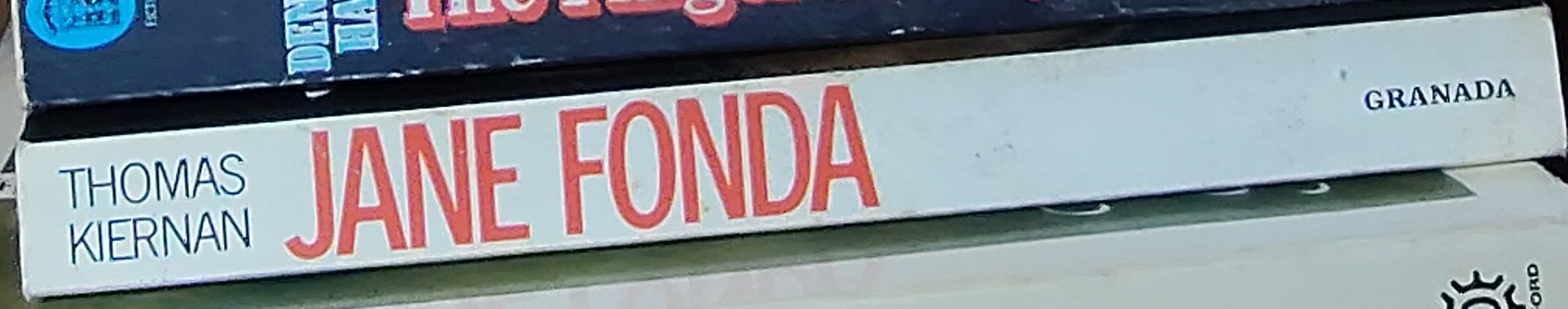 Thomas Kiernan  JANE FONDA spine of book image