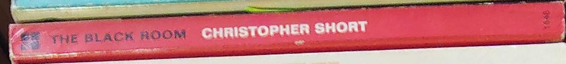 Christopher Short  THE BLACK ROOM spine of book image