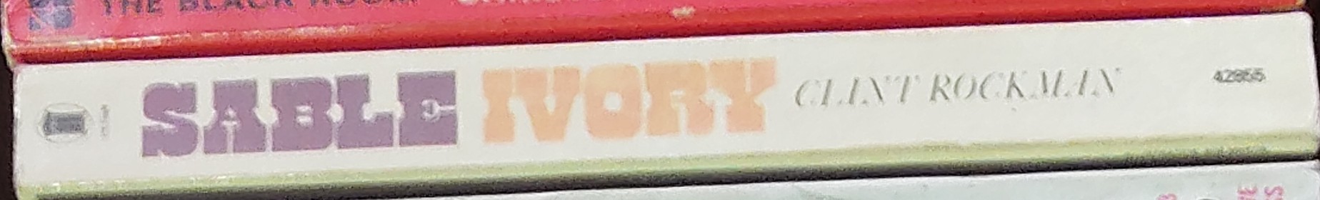 Clint Rockman  SABLE IVORY spine of book image