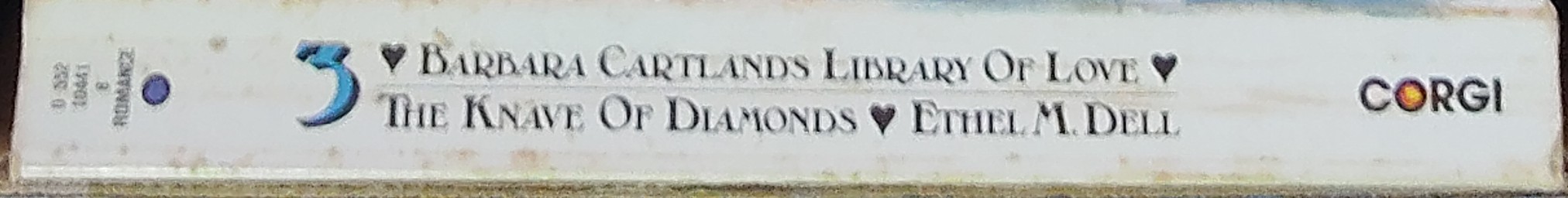 Ethel M. Dell  THE KNAVE OF DIAMONDS spine of book image