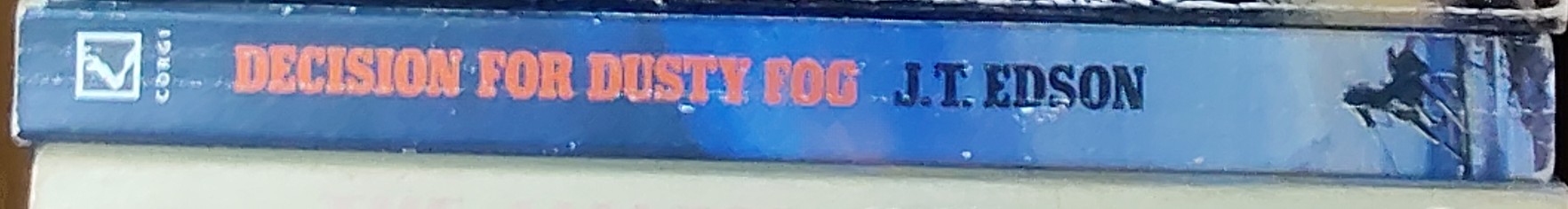 J.T. Edson  DECISION FOR DUSTY FOG spine of book image