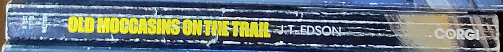 J.T. Edson  OLD MOCCASINS ON THE TRAIL spine of book image