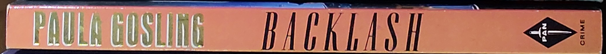 Paula Gosling  BACKLASH spine of book image
