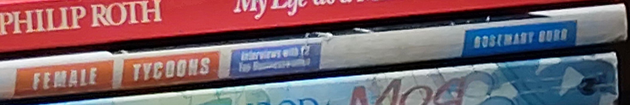 TYCOONS, Female (Interviews with 21 Top Businesswomen) spine of book image