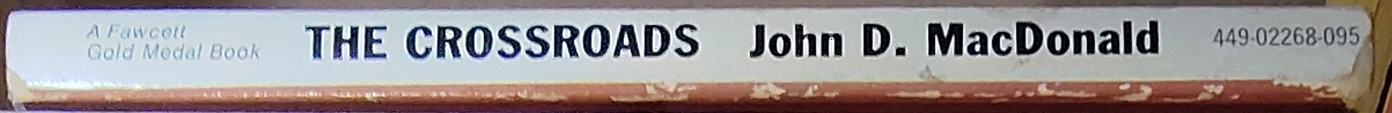 John D. MacDonald  THE CROSSROADS spine of book image