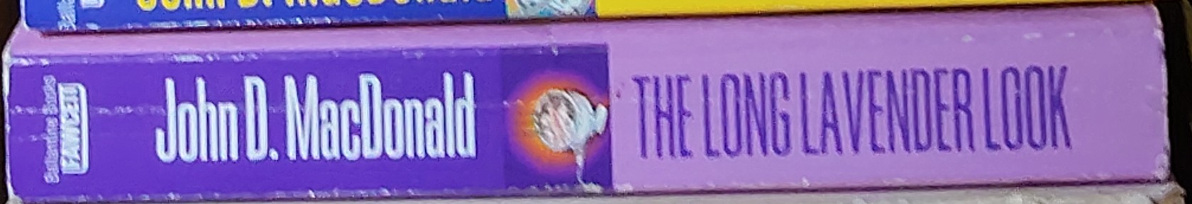 John D. MacDonald  THE LONG LAVENDER LOOK spine of book image