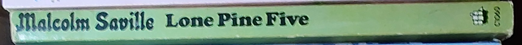 Malcolm Saville  LONE PINE FIVE spine of book image