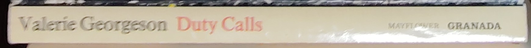 Valerie Georgeson  ANGELS: DUTY CALLS (BBC TV): spine of book image