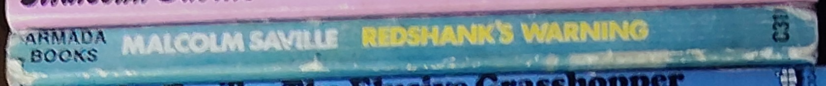 Malcolm Saville  REDSHANK'S WARNING spine of book image