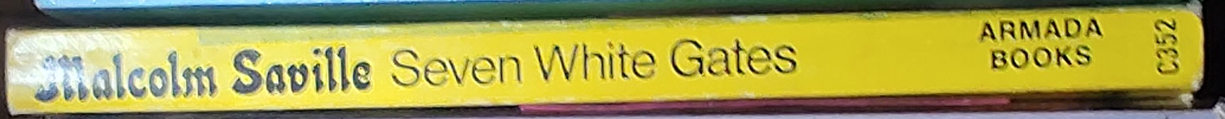 Malcolm Saville  SEVEN WHITE GATES spine of book image
