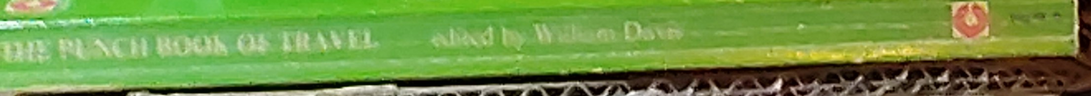 William Davis (Edits) THE PUNCH BOOK OF TRAVEL spine of book image