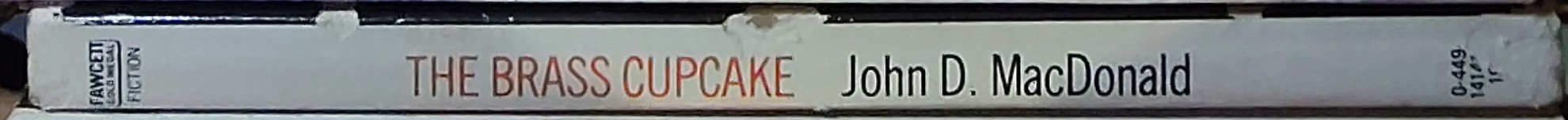 John D. MacDonald  THE BRASS CUPCAKE spine of book image