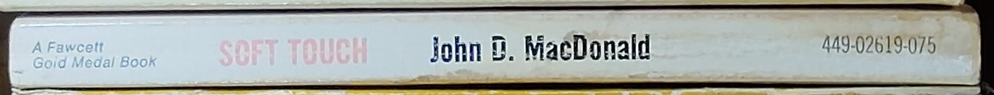 John D. MacDonald  SOFT TOUCH spine of book image