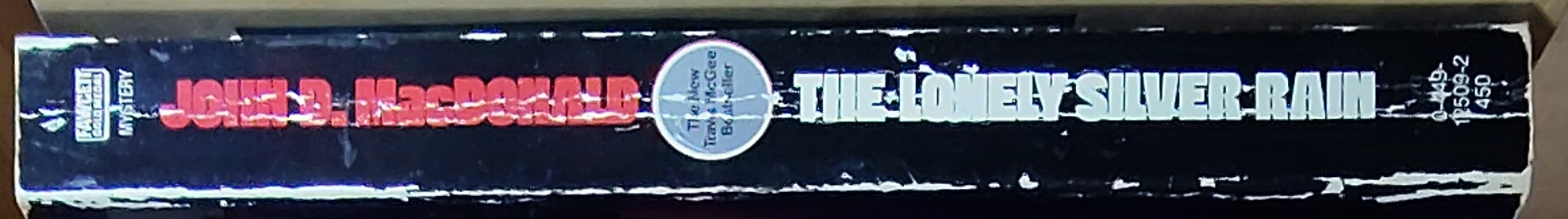 John D. MacDonald  THE LONELY SILVER RAIN spine of book image
