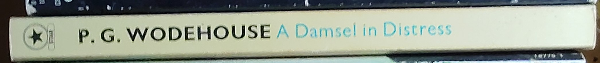 P.G. Wodehouse  A DAMSEL IN DISTRESS spine of book image