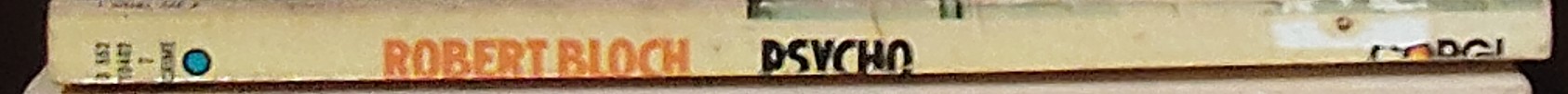 Robert Bloch  PSYCHO spine of book image