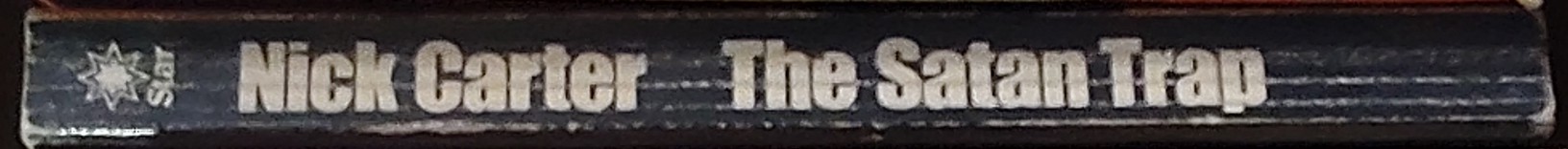 Nick Carter  THE SATAN TRAP spine of book image